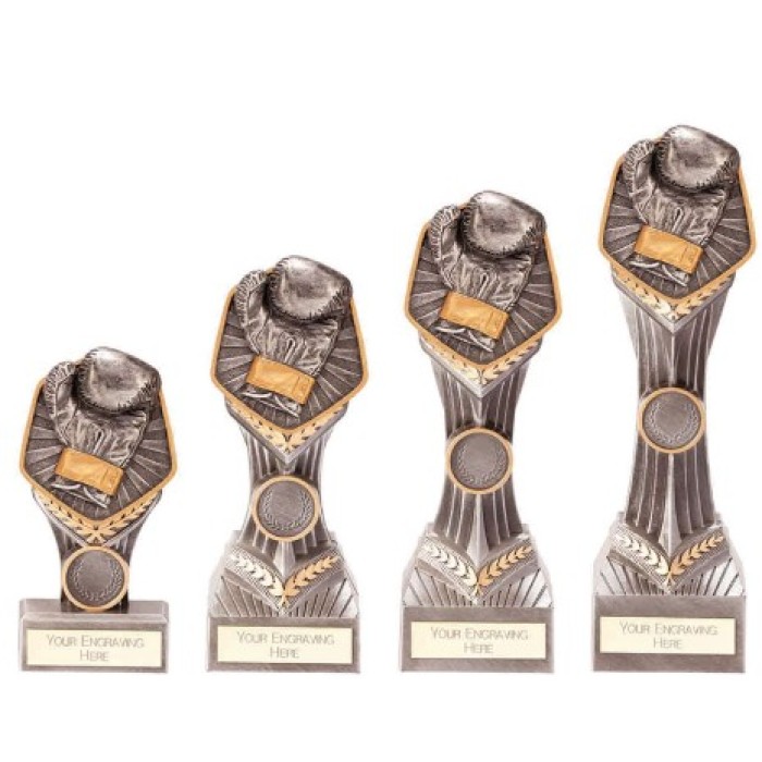 FALCON BOXING GLOVE RESIN TROPHY - 4 SIZES - 14CM - 24CM